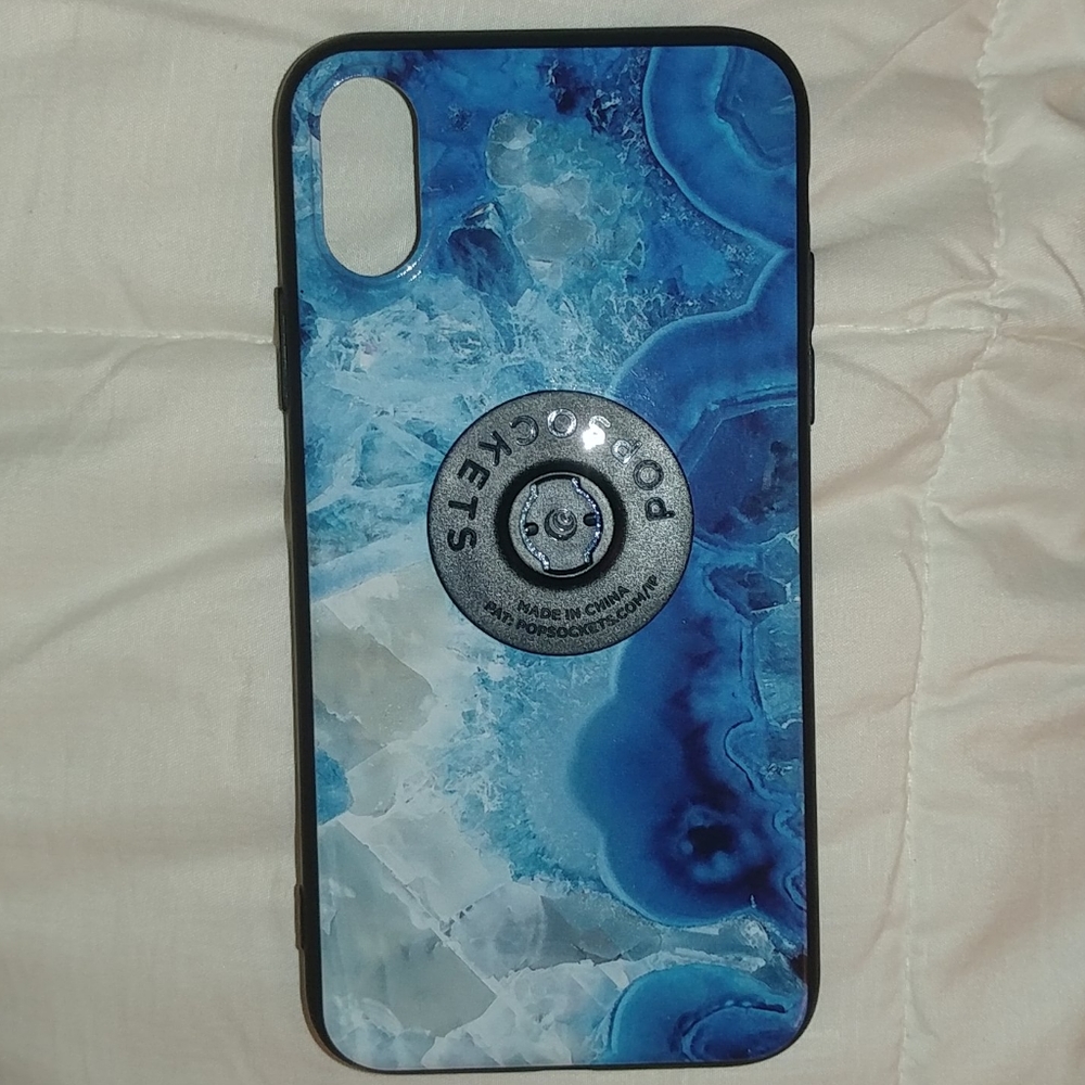 Iphone xs marble case glossy